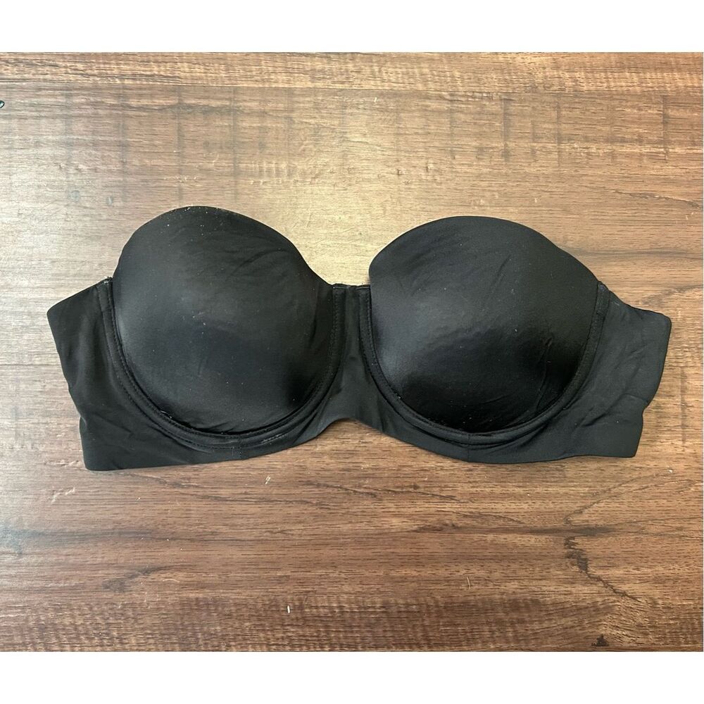Auden Black Strapless Brad 36C